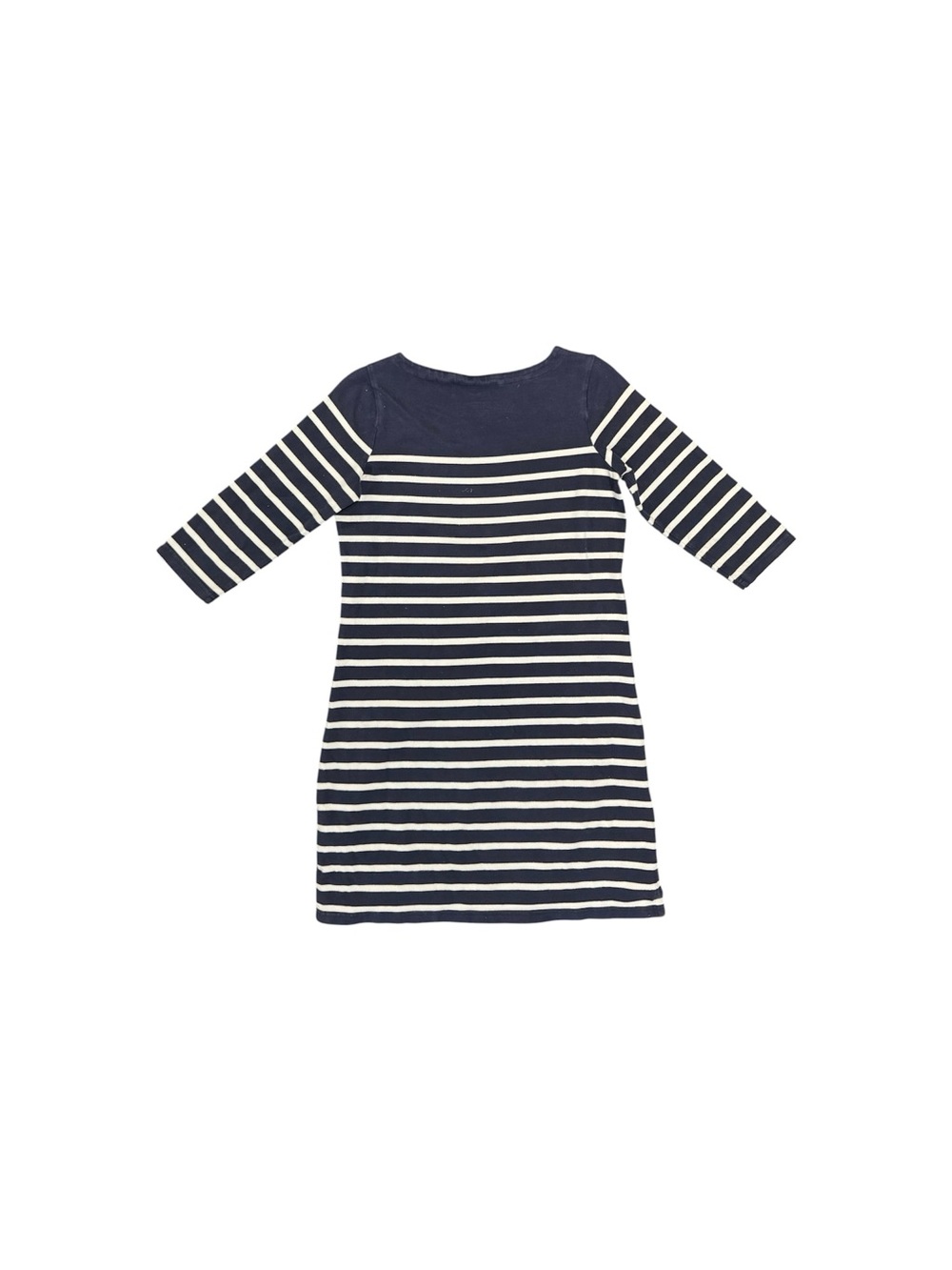 L.L. Bean | Navy and White Striped Midi Shirtdress Women’s Size Small Regular - Picture 3 of 5